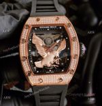 Unique Model Richard Mille RM 57-05 Eagle Dial With Rose Gold Diamonds Watch Replica (1)_th.jpg